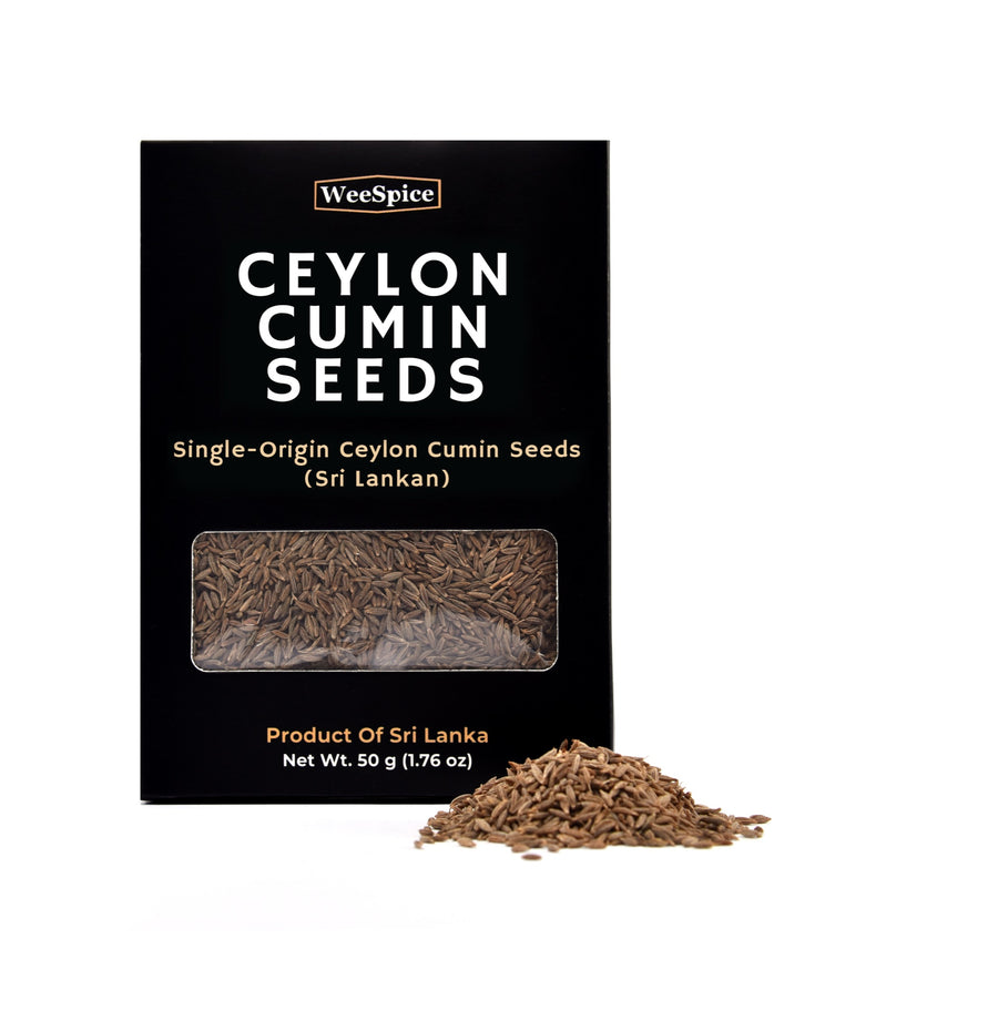 WeeSpice Ceylon Cumin Seeds 50 g (1.76 oz) pack