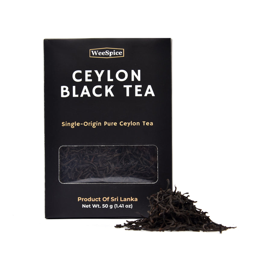 WeeSpice Ceylon Black Tea, Nuwara Eliya OP1 40 g (1.41 oz) pack
