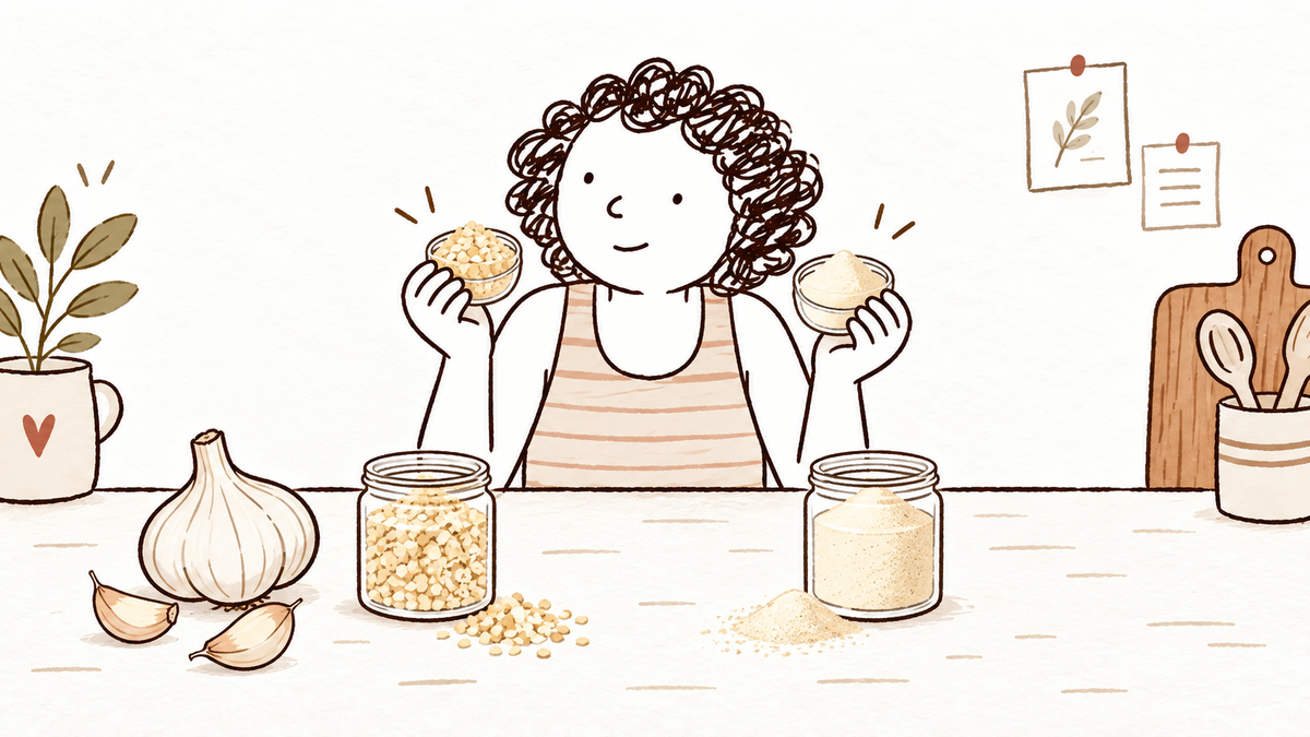 Granulated Garlic vs Garlic Powder