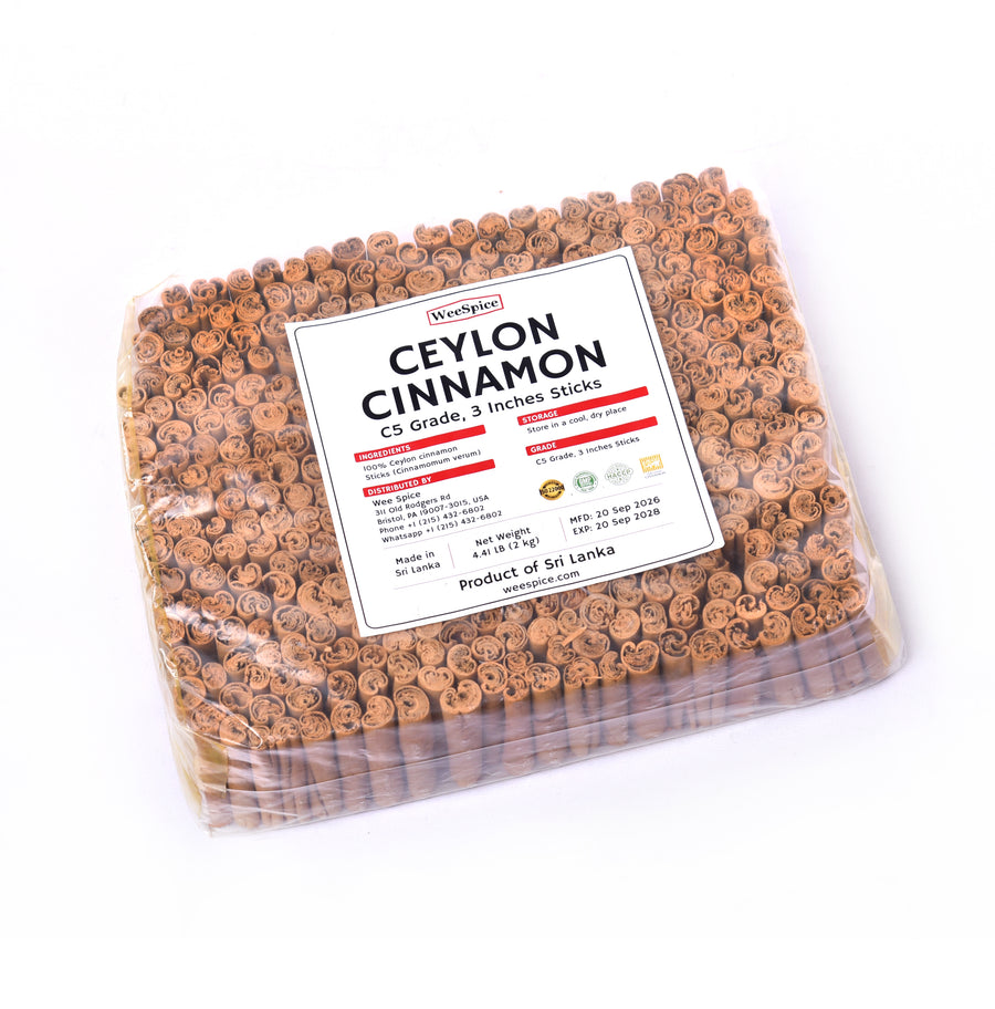 Ceylon Cinnamon Sticks 3 Inches Wholesale