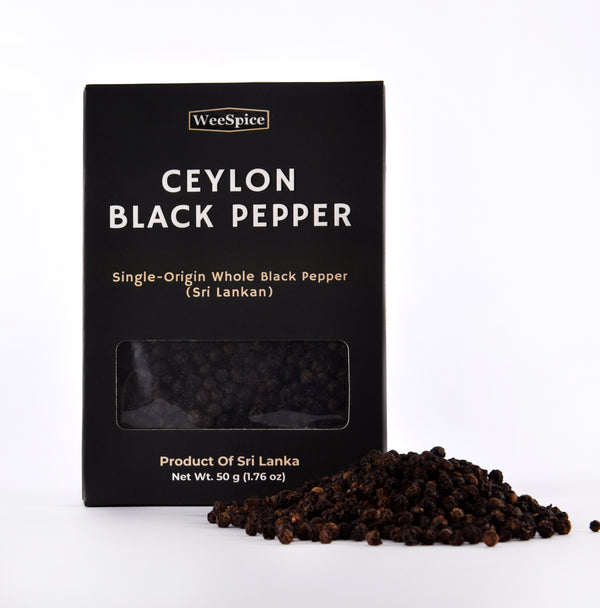 Ceylon Black Pepper Seeds (Whole Peppercorns)