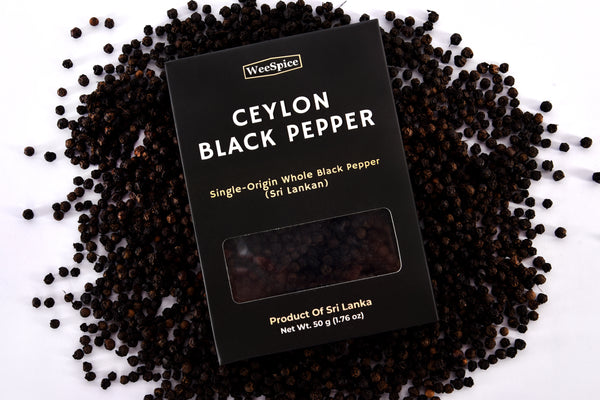 Ceylon Black Pepper Seeds (Whole Peppercorns)