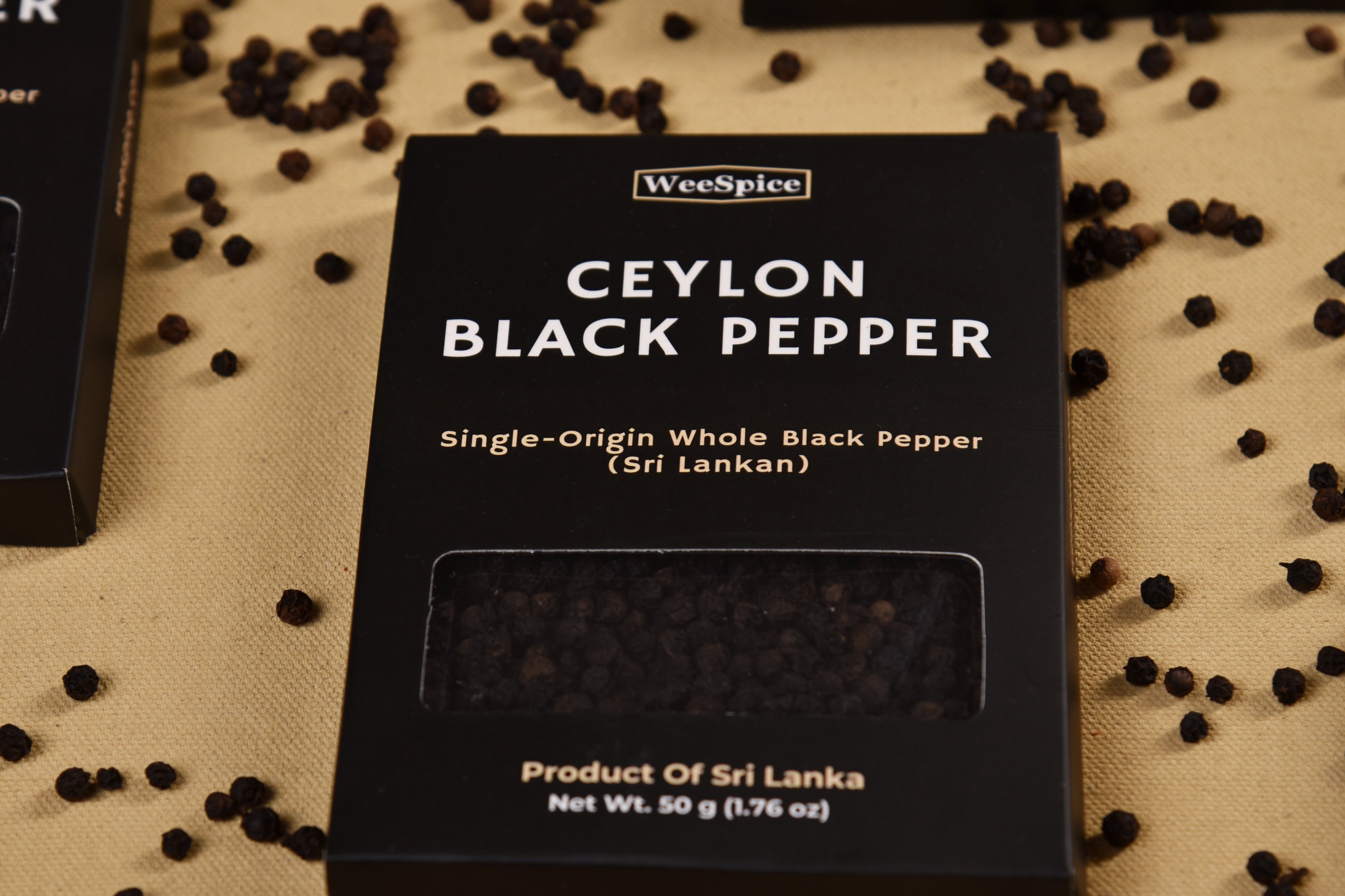 Ceylon Black Pepper Seeds (Whole Peppercorns)
