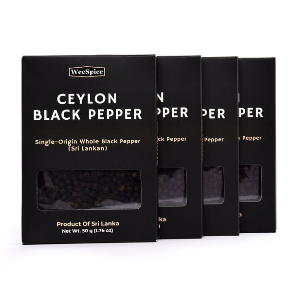 Ceylon Whole Black Peppercorns 200g