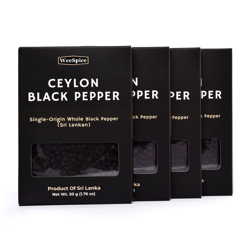 Ceylon Whole Black Peppercorns 200g
