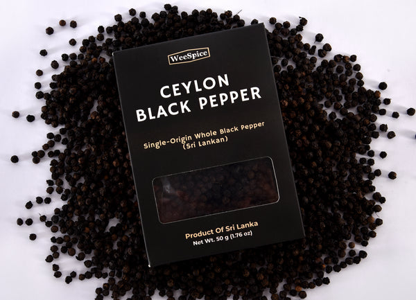 Ceylon Whole Black Peppercorns 200g