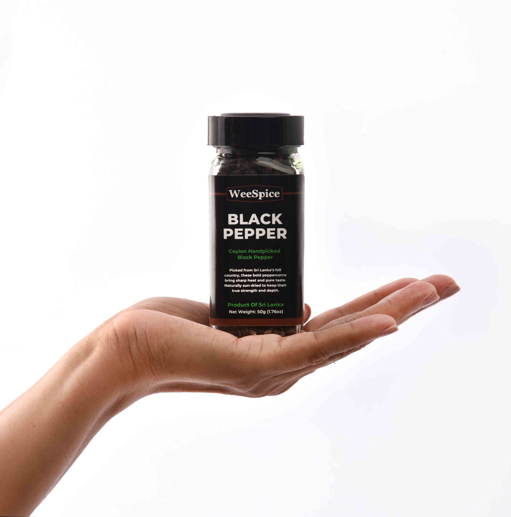 Ceylon Black Pepper Seeds (Whole Peppercorns)