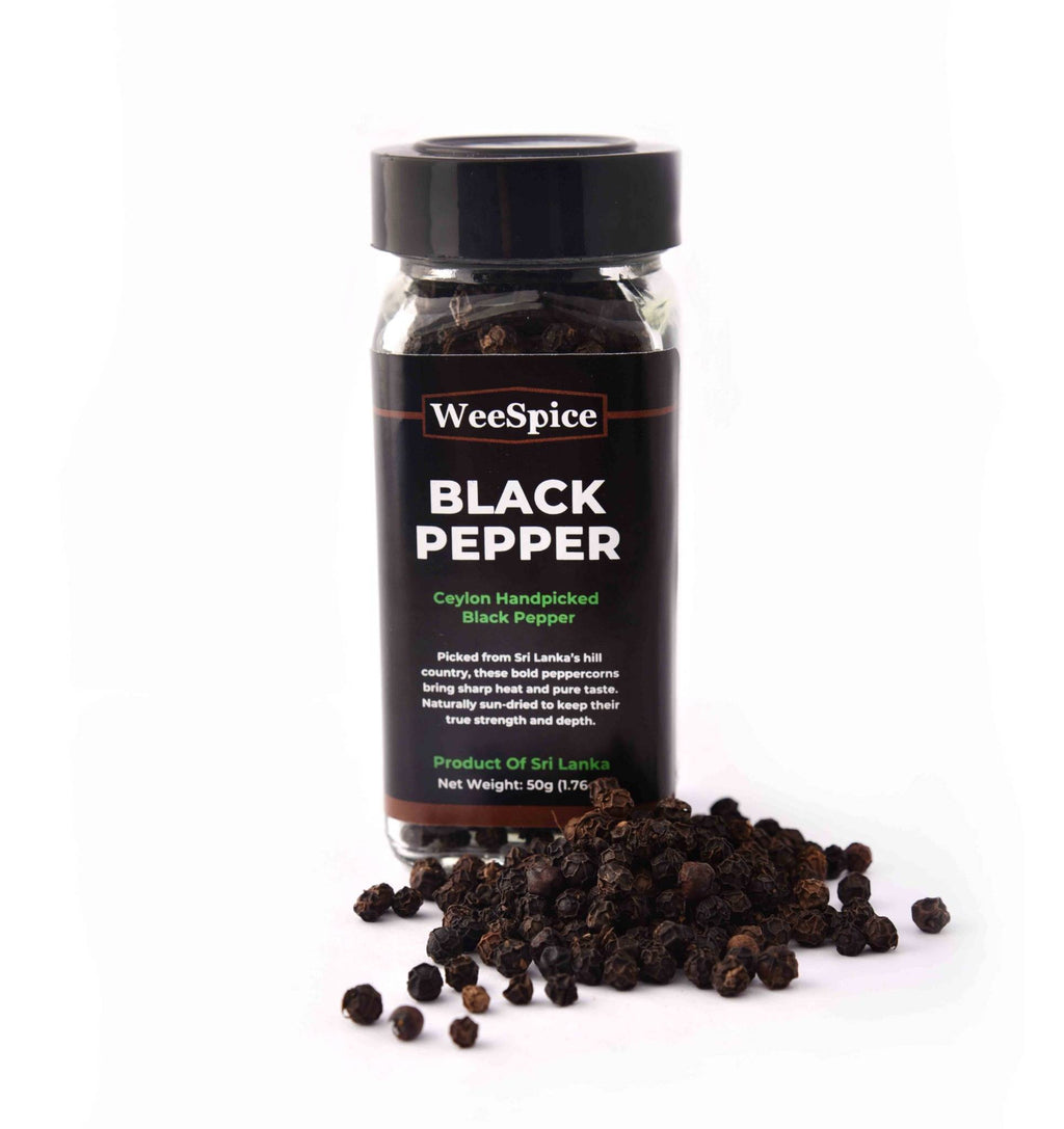 Ceylon Black Pepper Seeds (Whole Peppercorns)