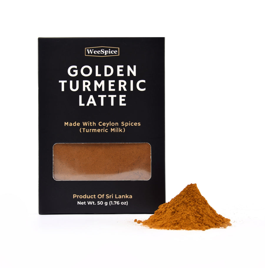 WeeSpice Golden Milk, Turmeric Latte Mix 50 g (1.76 oz) pack