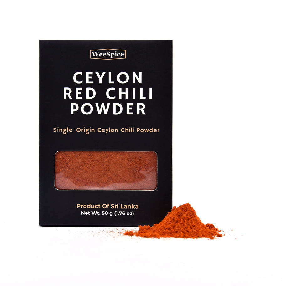 WeeSpice Pure Chili Powder, 100% Chili 50 g (1.76 oz) pack